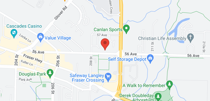 map of 311 20881 56 AVENUE